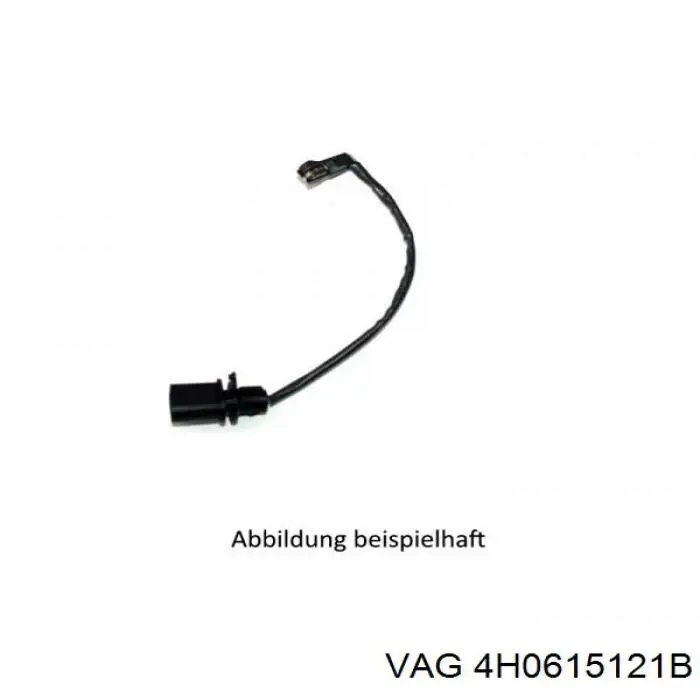 4H0615121B VAG датчик износа тормозных колодок передний