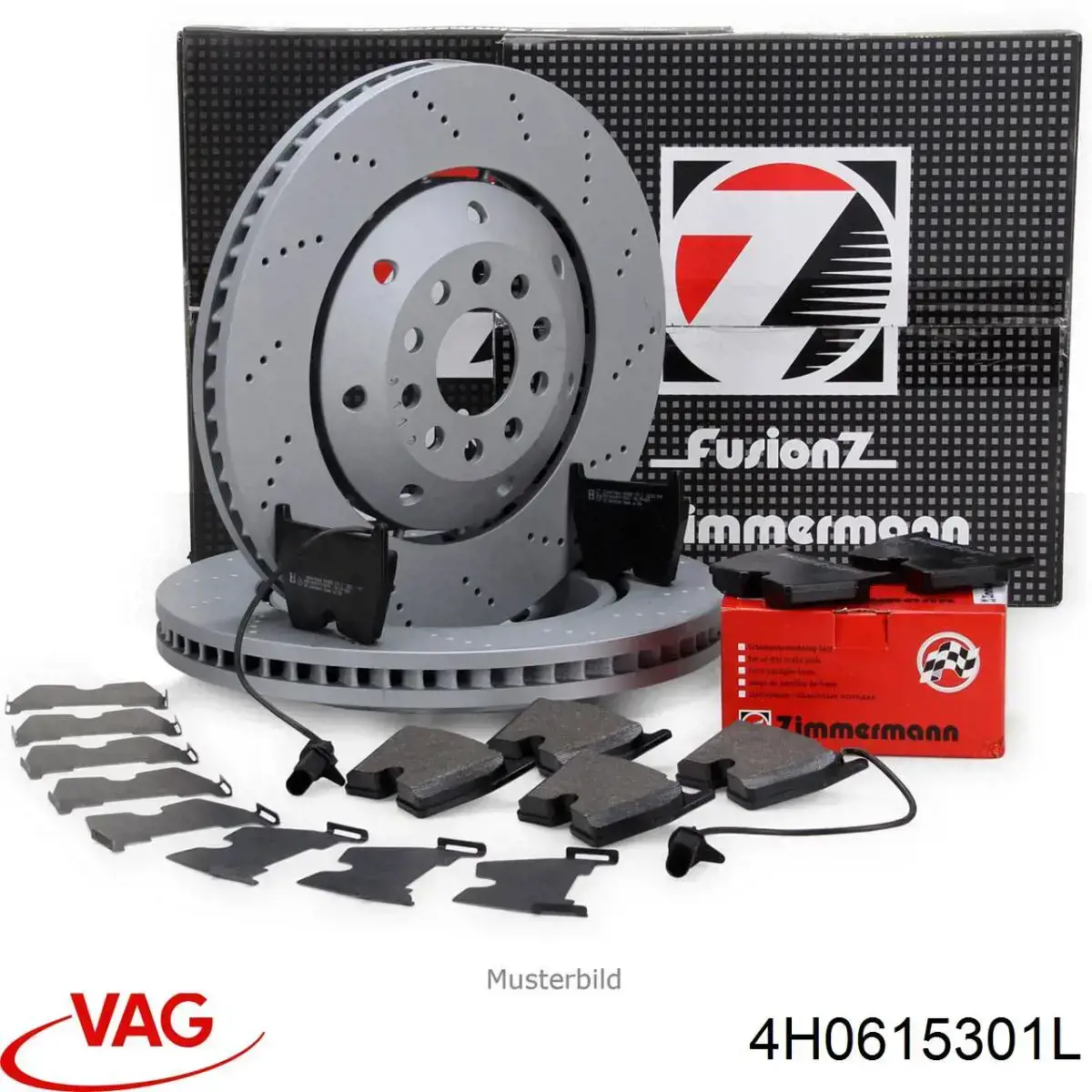 Купить 4H0615301L VAG Ротор тормозной
