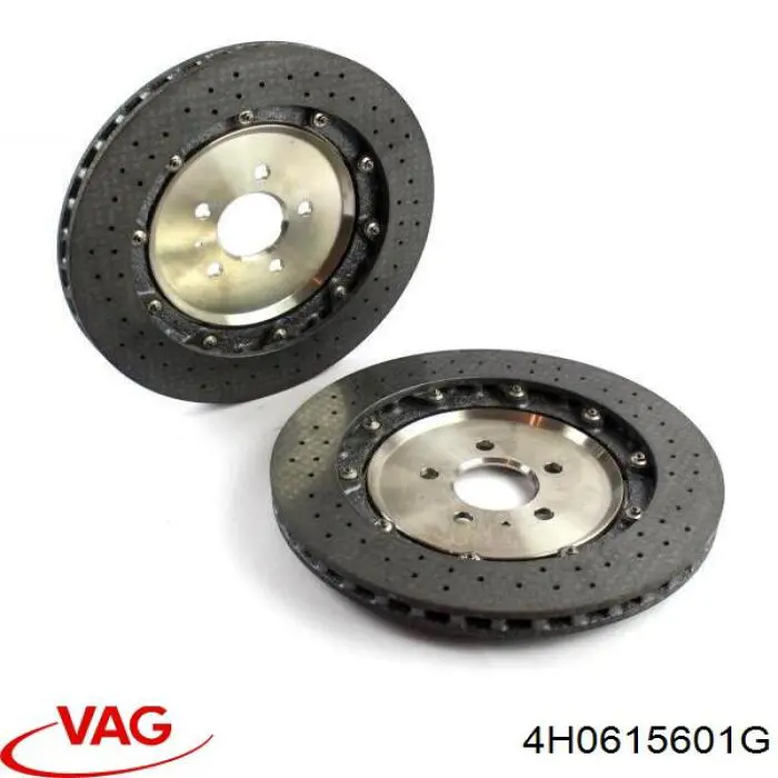 Купить 4H0615601G VAG Диск тормозной задний