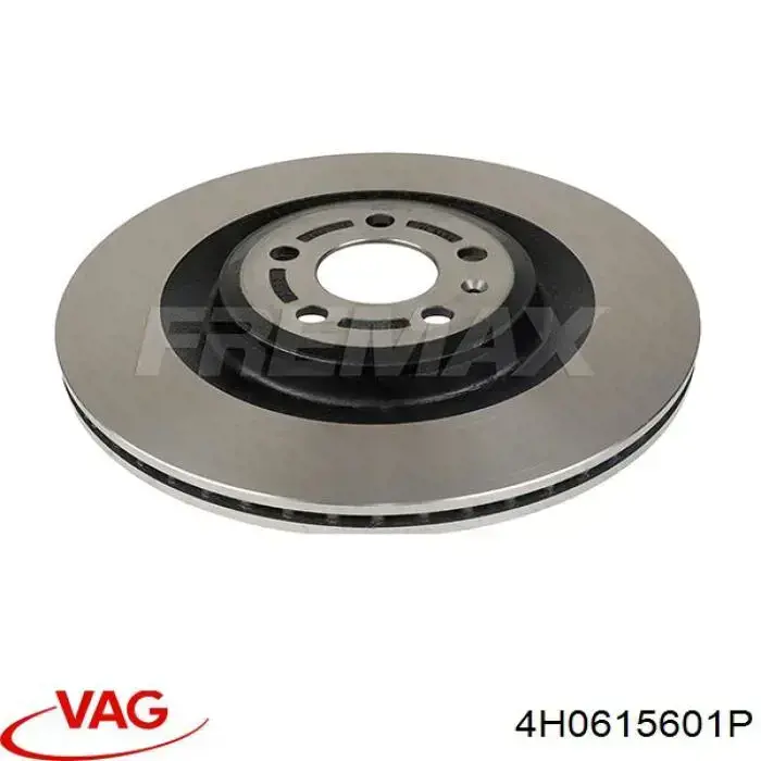 Купить 4H0615601P VAG Диск тормозной задний