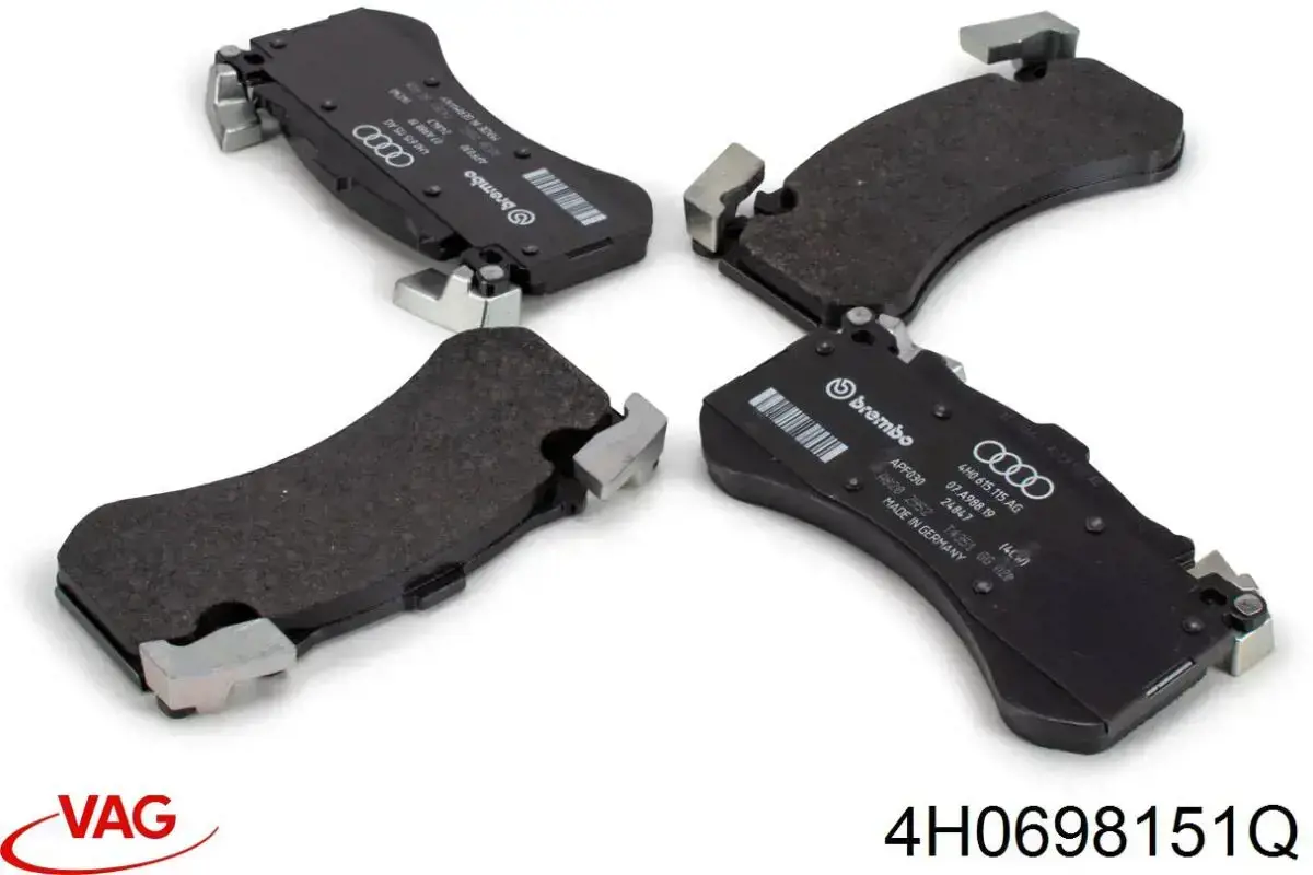 4H0698151Q VAG Колодки передние