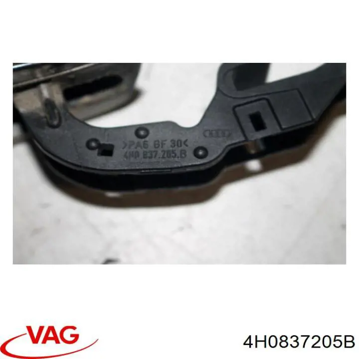 Ручка двери задней наружная левая VAG 4H0837205B цена, от 22.33 USD