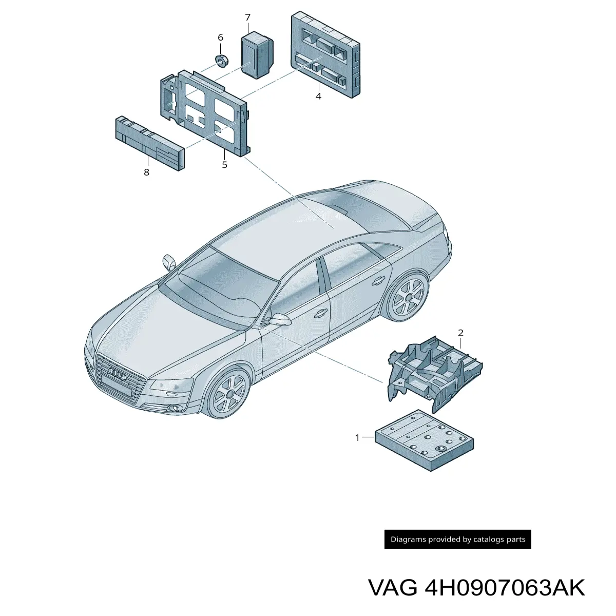 VAG 4H0907063AK цена, от 634.99 USD