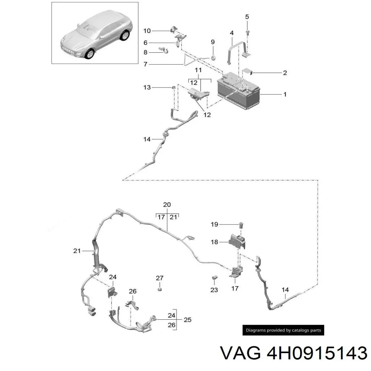  4H0915143 Porsche