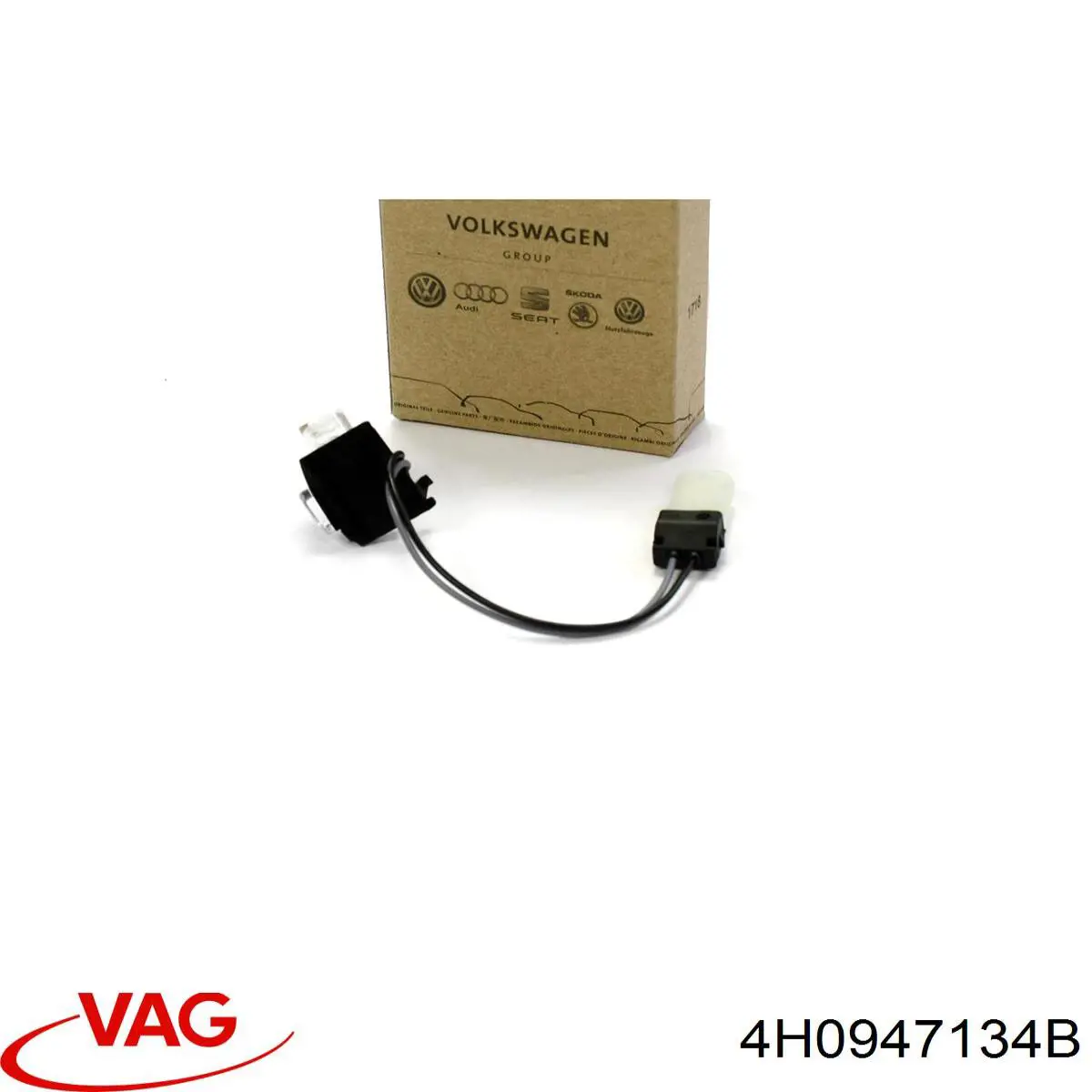 4H0947134B VAG Фонарь подсветки ручки двери передней