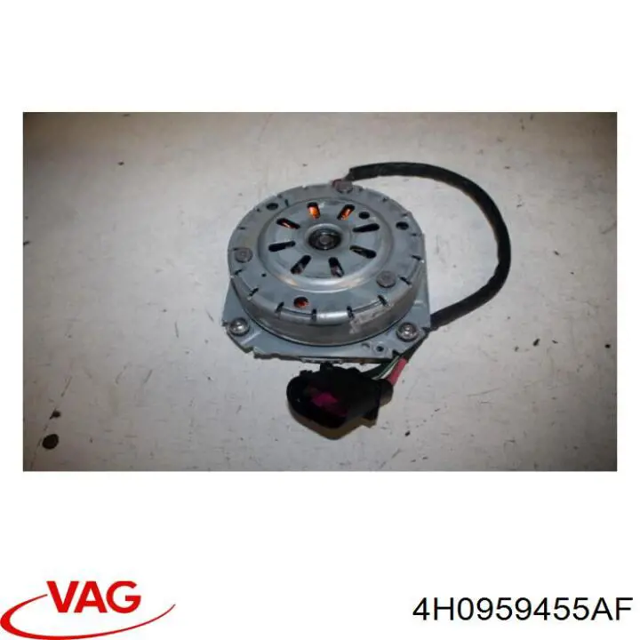 4H0959455AF VAG вентилятор (крыльчатка радиатора охлаждения левый)