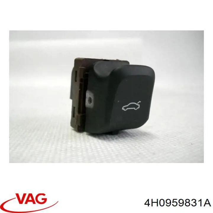 Кнопка салона привода крышки багажника (двери 3/5-й (ляды) VAG 4H0959831A