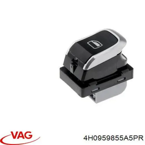 4GD959855 VAG botão dianteiro direito de ativação de motor de acionamento de vidro