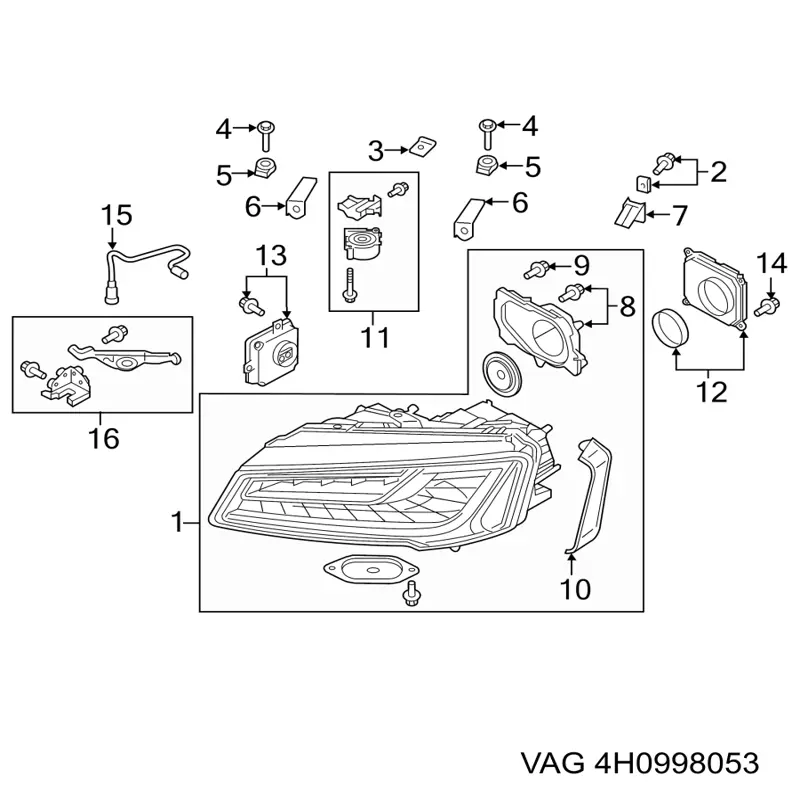  VAG 4H0998053