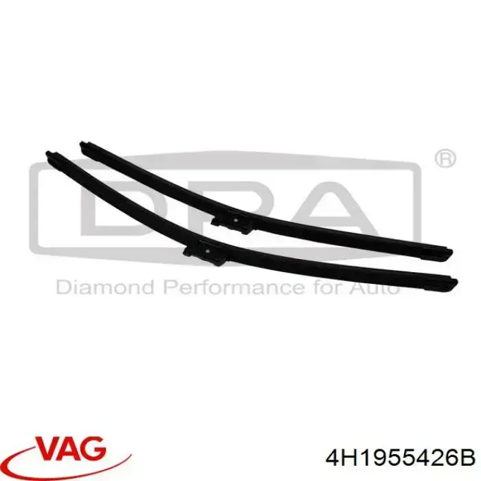Limpa-pára-brisas do pára-brisas de passageiro para Audi A8 (4H_)