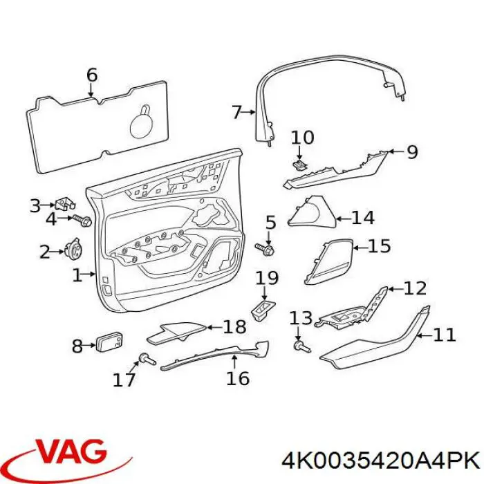  VAG 4K0035420A4PK цена, от 62.15 USD
