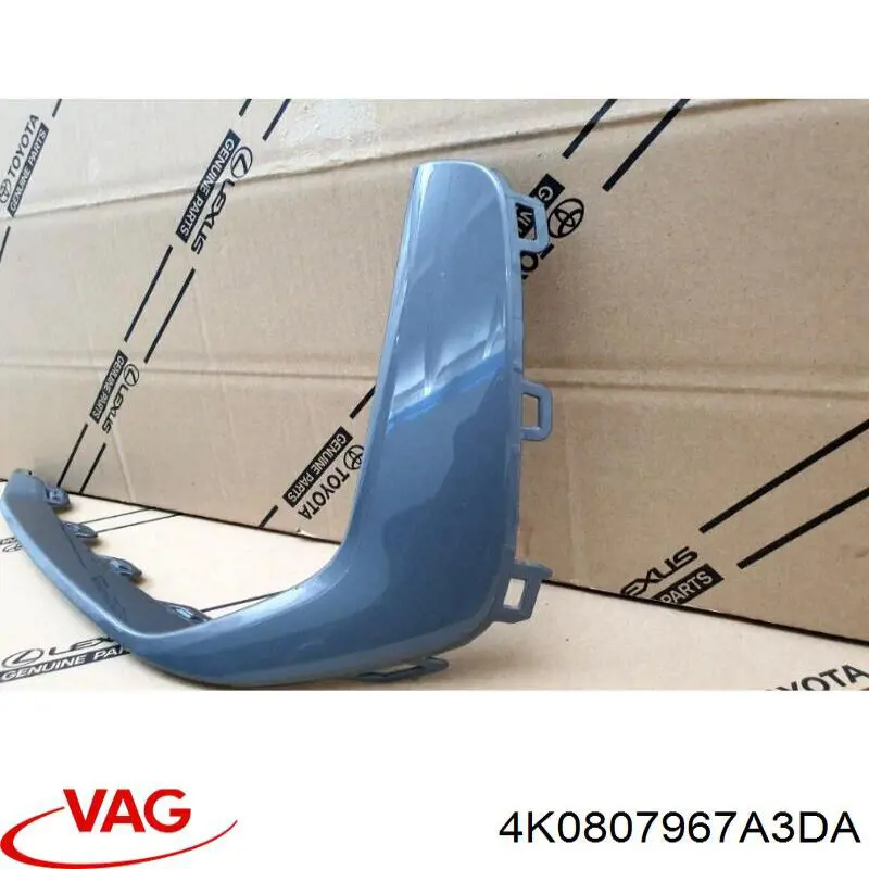 Молдинг бампера переднего левый VAG 4K0807967A3DA цена, от 275.84 USD