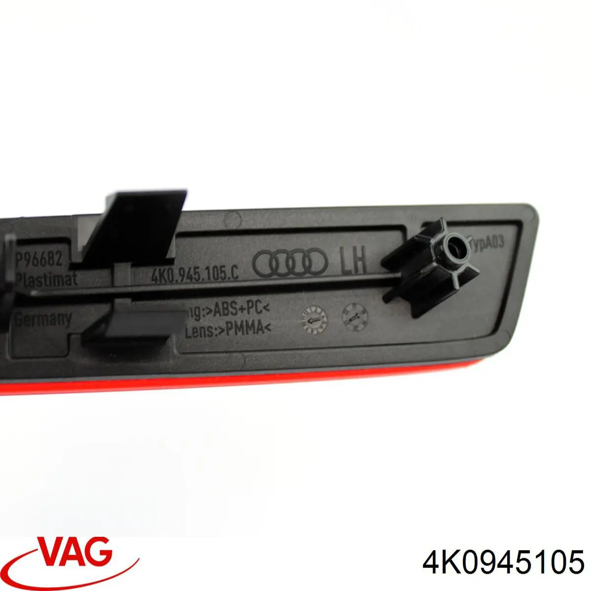 Левый отражатель заднего бампера VAG 4K0945105 цена, от 15.20 USD