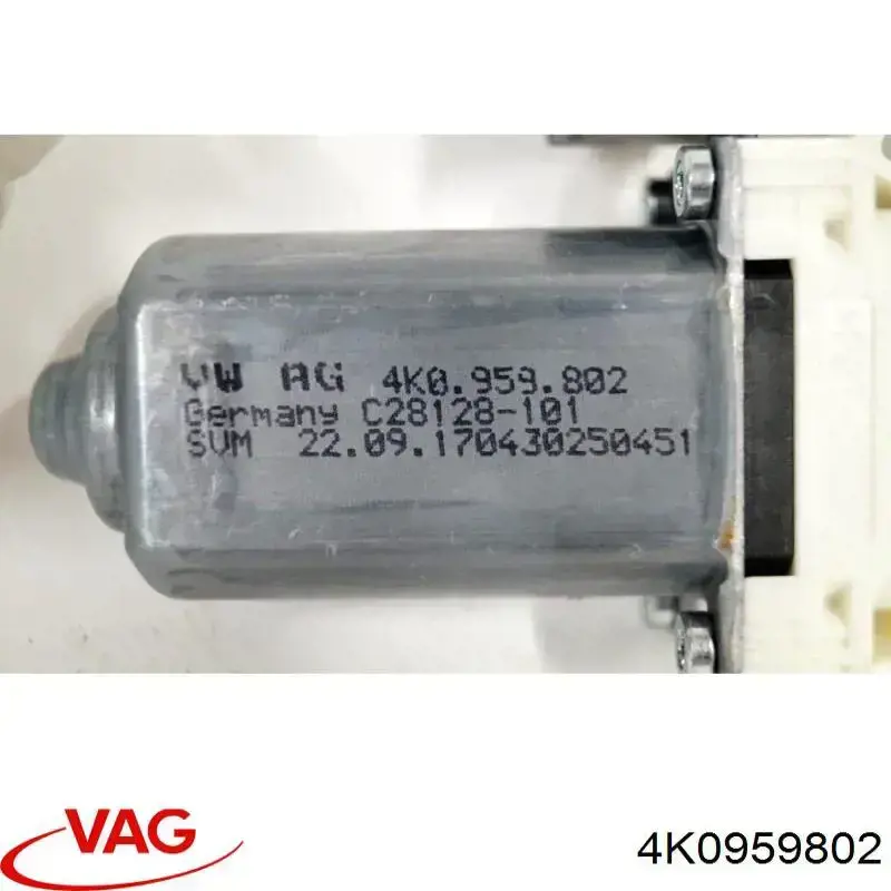 Мотор стеклоподъемника двери передней правой 4K0959802 VAG
