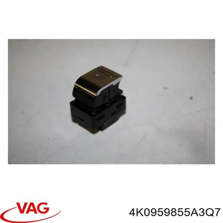 Кнопочный блок управления стеклоподъемником передний правый VAG 4K0959855A3Q7 цена, от 19.07 USD