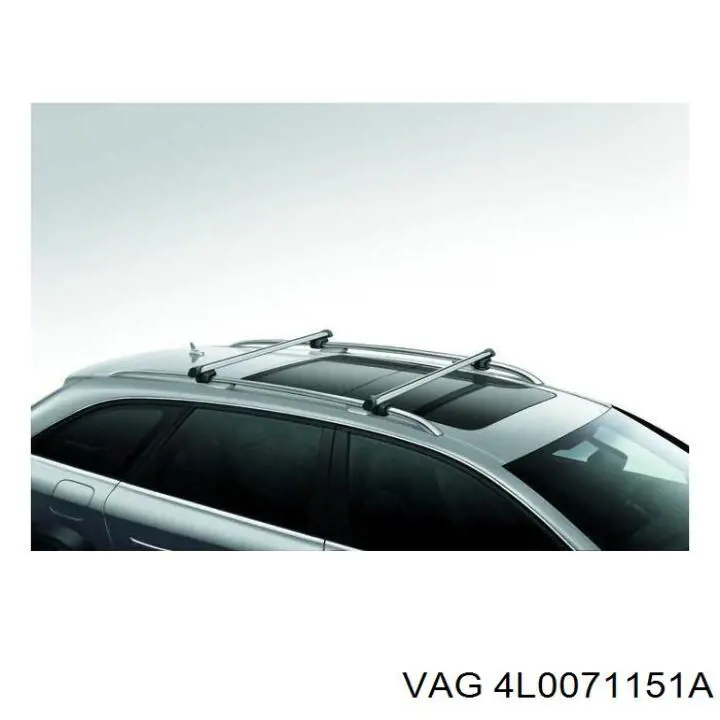 Рейлинги на крышу под багажник VAG 4L0071151A цена, от 376.66 USD