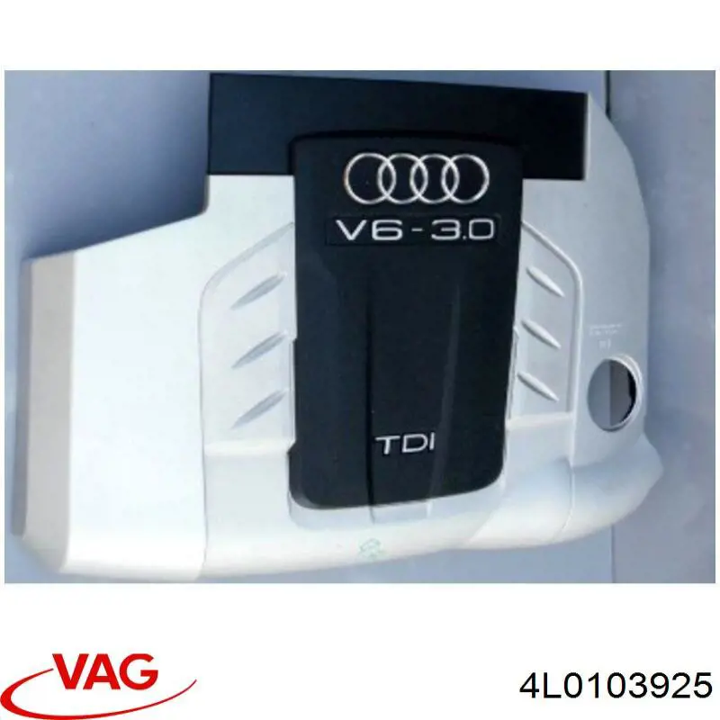 Tampa de motor decorativa para Audi Q7 (4L)