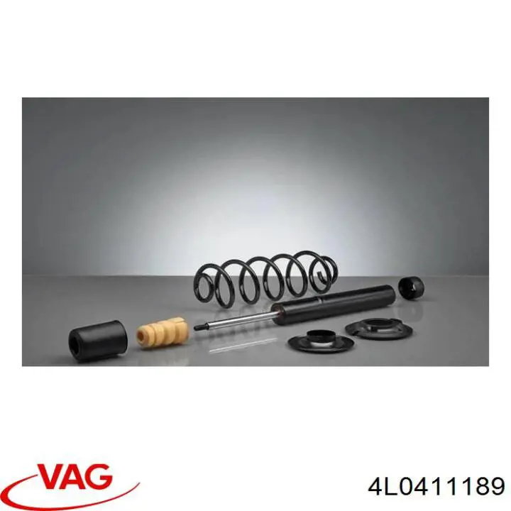 4L0411189 VAG проставка (резиновое кольцо пружины передней верхняя)