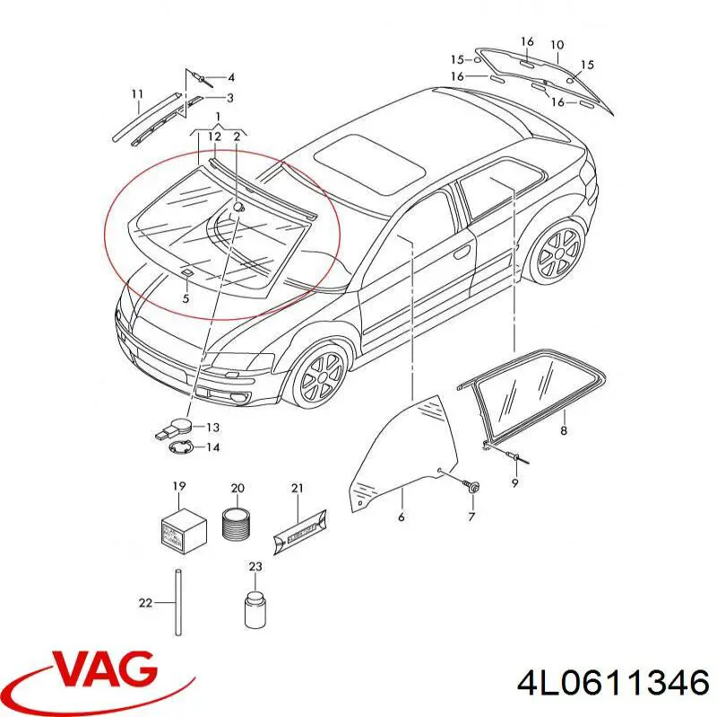  VAG 4L0611346 цена, от 2.26 USD
