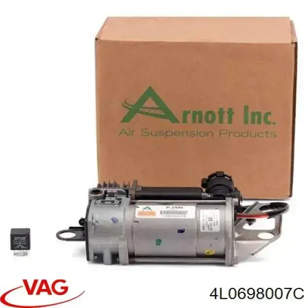 Компрессор пневмоподкачки (амортизаторов) 4L0698007C VAG