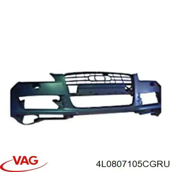 4L0807105CGRU VAG передний бампер