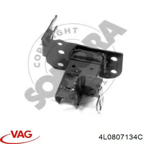4L0807134C VAG кронштейн усилителя переднего бампера