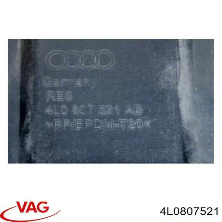 Купить 4L0807521 VAG Задний бампер