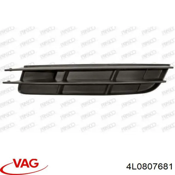 Решетка бампера переднего левая 4L0807681 VAG