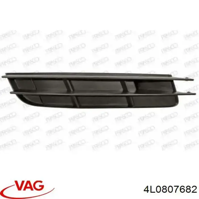 4L0807682 VAG grelha direita do pára-choque dianteiro