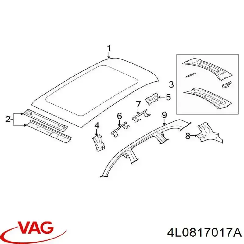 Teto para Audi Q7 (4L)