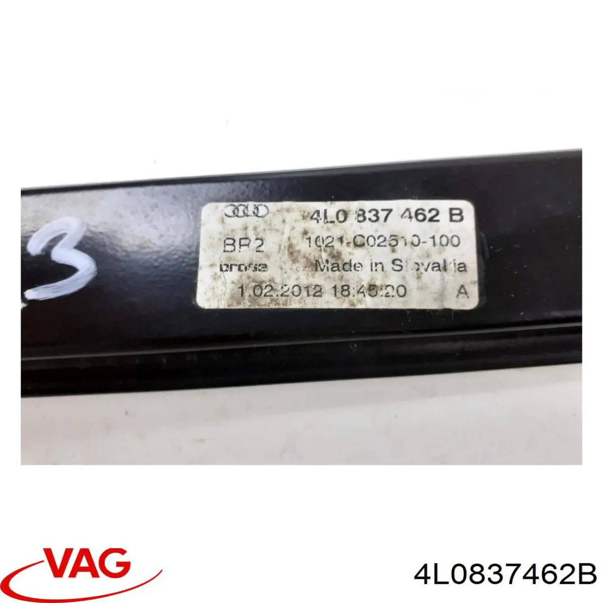 Стеклоподъемник передней правой двери 4L0837462B VAG