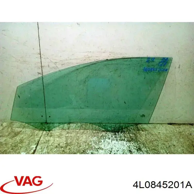 Vidro da porta dianteira esquerda para Audi Q7 (4L)