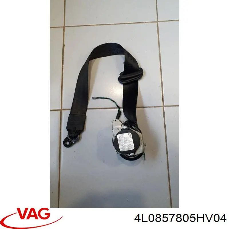4L0857805HV04 VAG Ремень безопасности задний левый