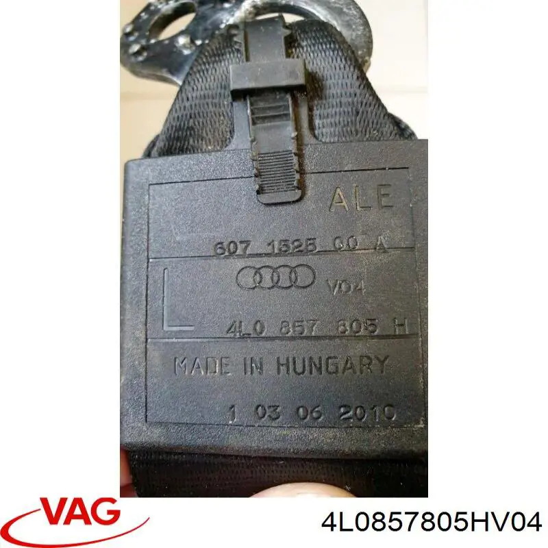 Ремень безопасности задний левый VAG 4L0857805HV04 цена, от 25.14 USD