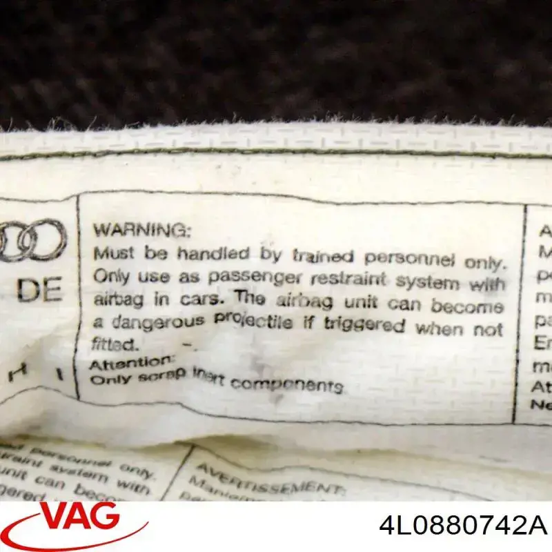 4L0880742A VAG Подушка безопасности, сбоку правая