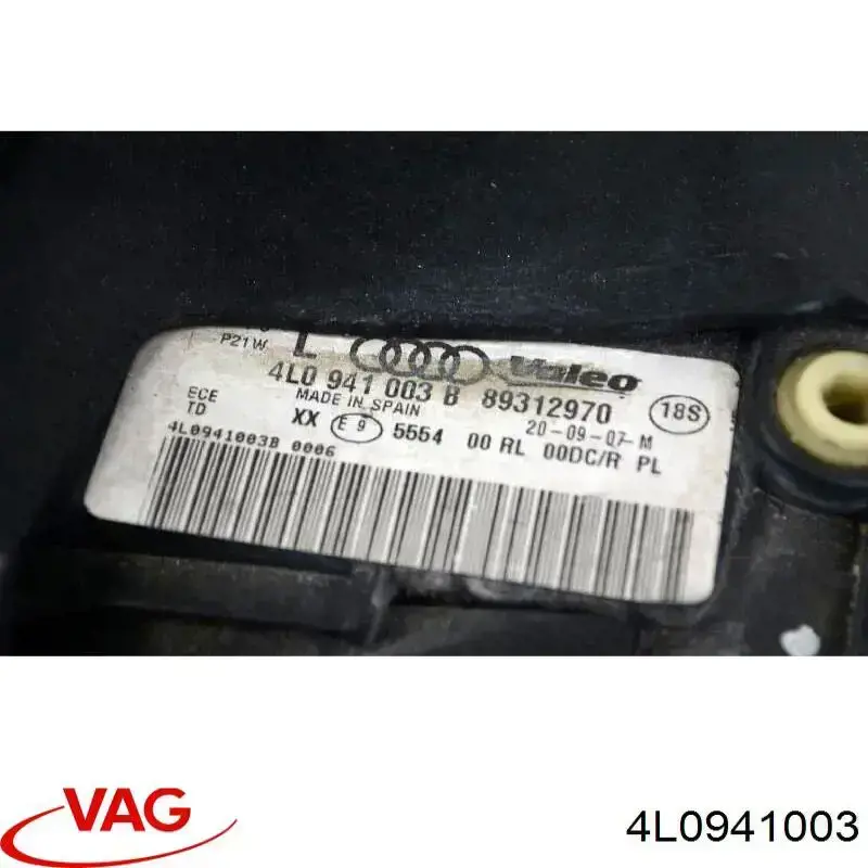 Купить 4L0941003 VAG Фара левая передняя
