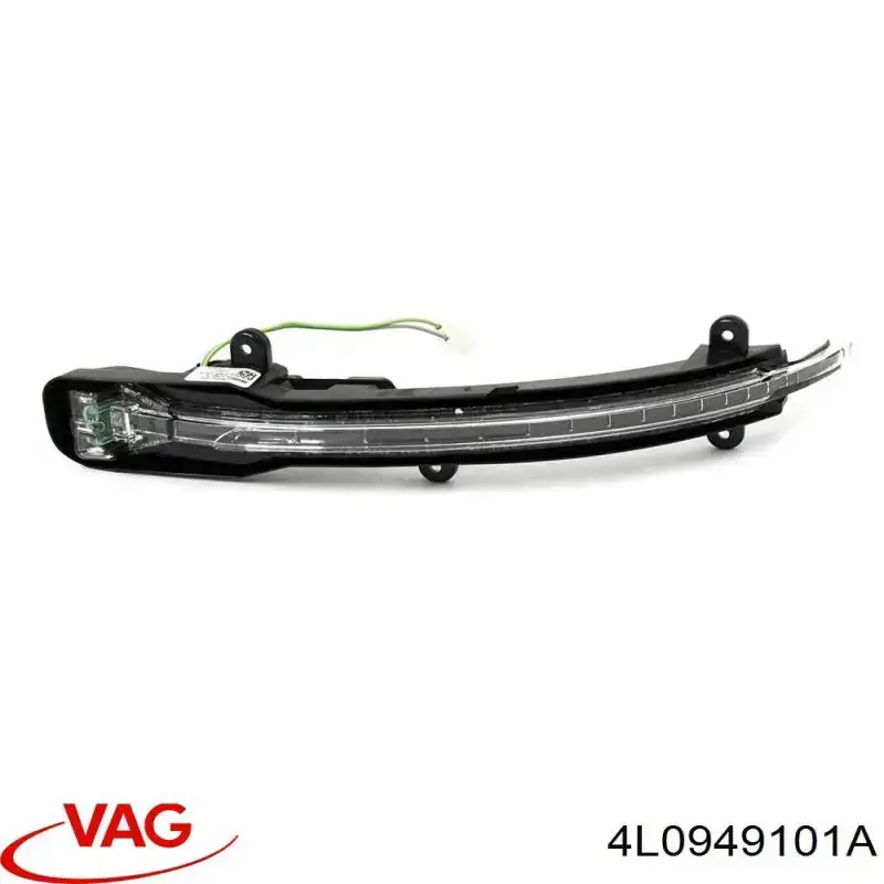 Luz intermitente de retrovisor exterior izquierdo 4L0949101A VAG/Audi