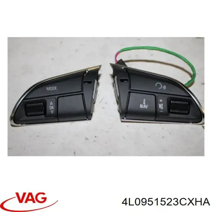 4L0951523C VAG Блок кнопочных переключателей рулевого колеса