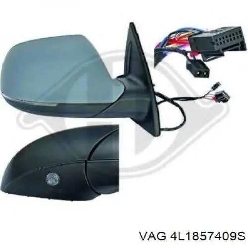 Корпус зеркала заднего вида левого (внутрення часть) VAG 4L1857409E01C цена, от 180.79 USD
