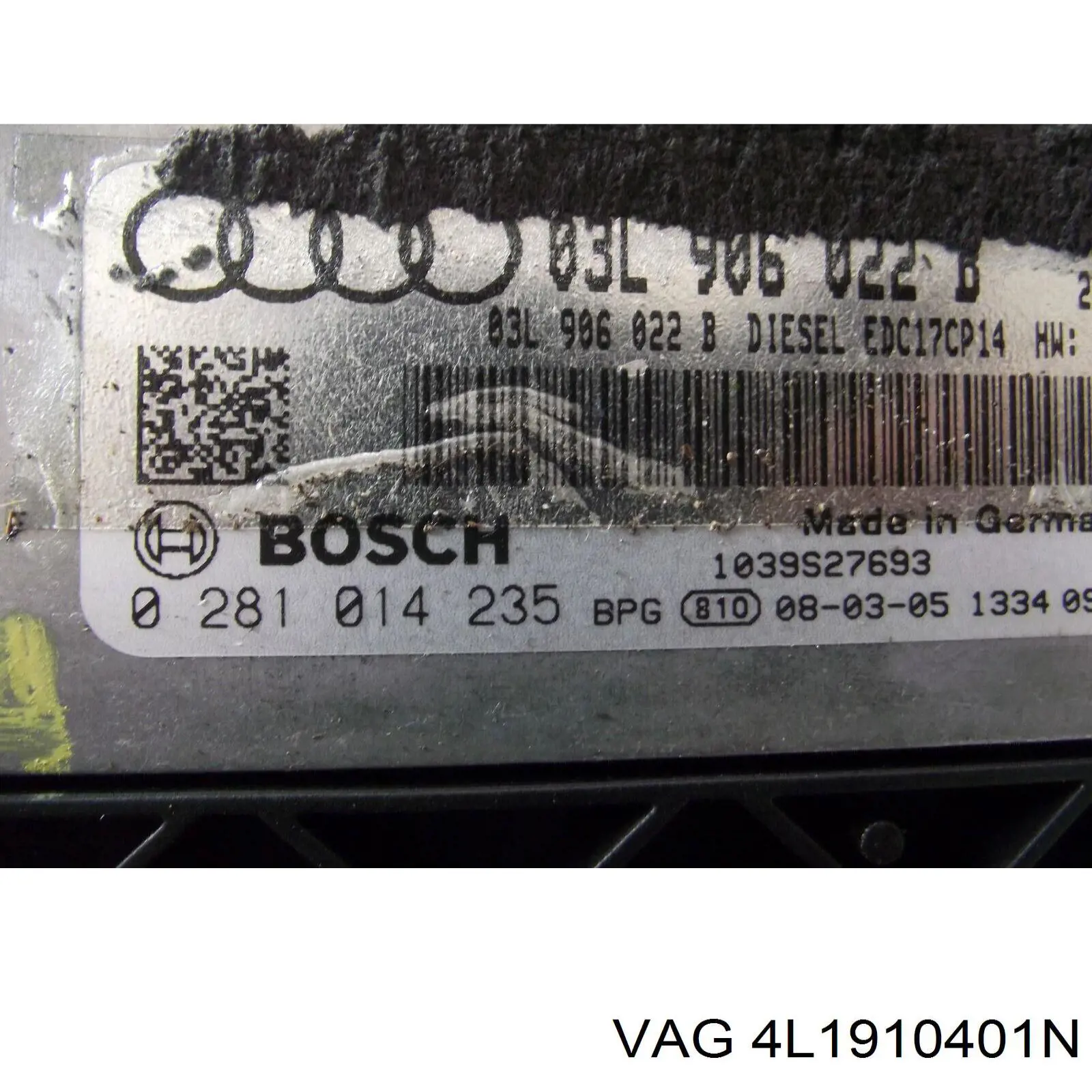 Купить 4L1910401N VAG Электронный блок управления двигателем