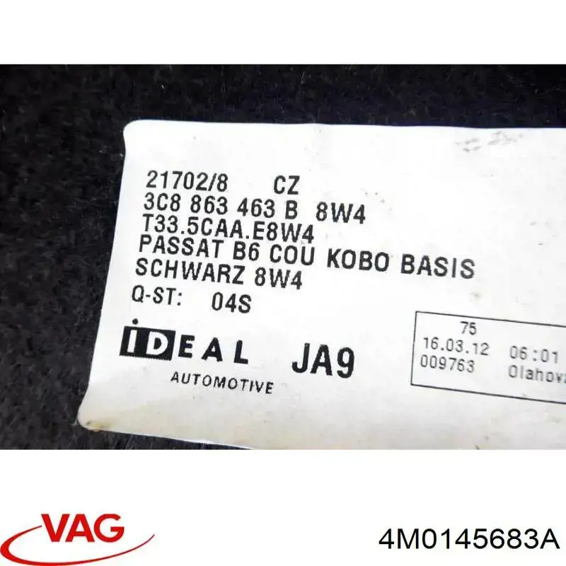  VAG 4M0145683A цена, от 31.60 USD