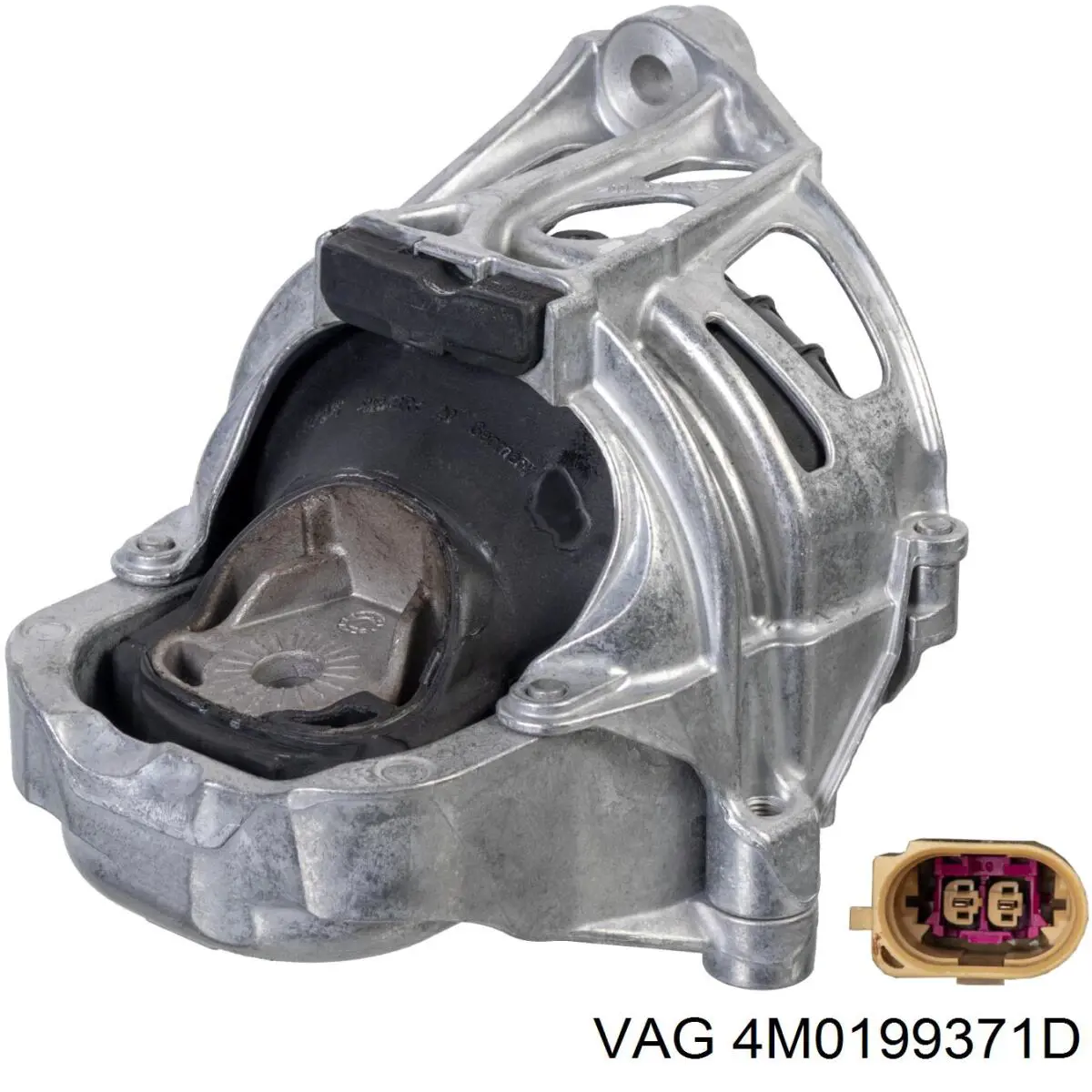 4M0199371D VAG coxim (suporte esquerdo de motor)