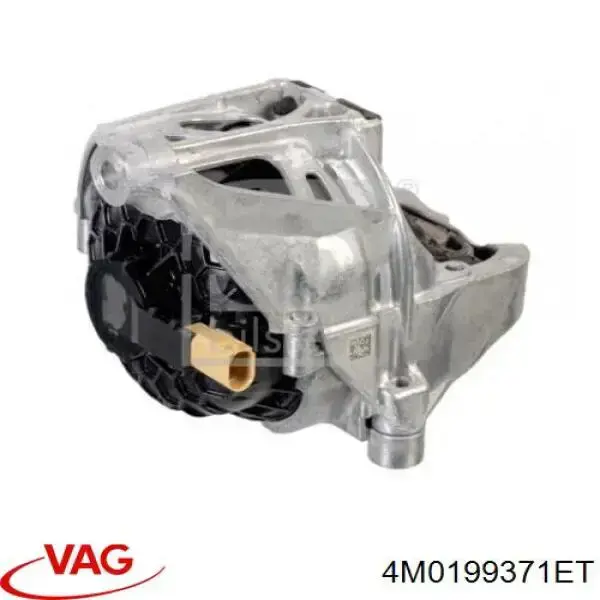 4M0199371ET VAG coxim (suporte esquerdo de motor)