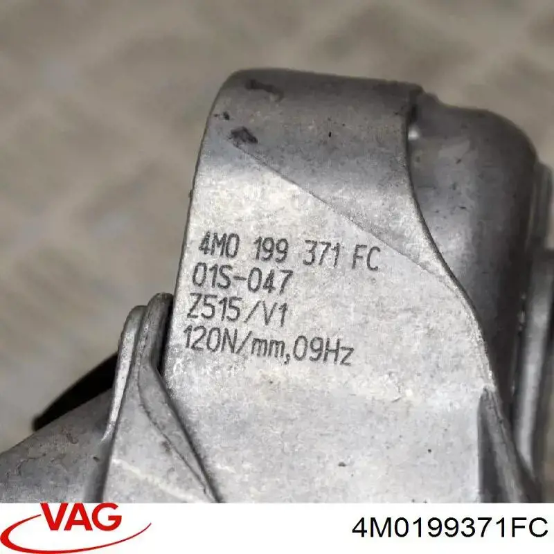 4M0199371FC VAG coxim (suporte esquerdo de motor)