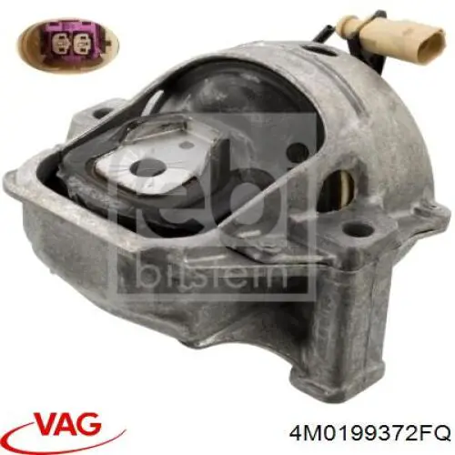 4M0199372FQ VAG Правая подушка двигателя
