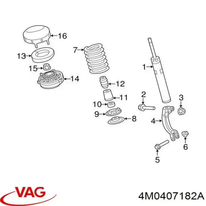 Купить AUSB15660 Moog Сайлентблок нижний передней подвески