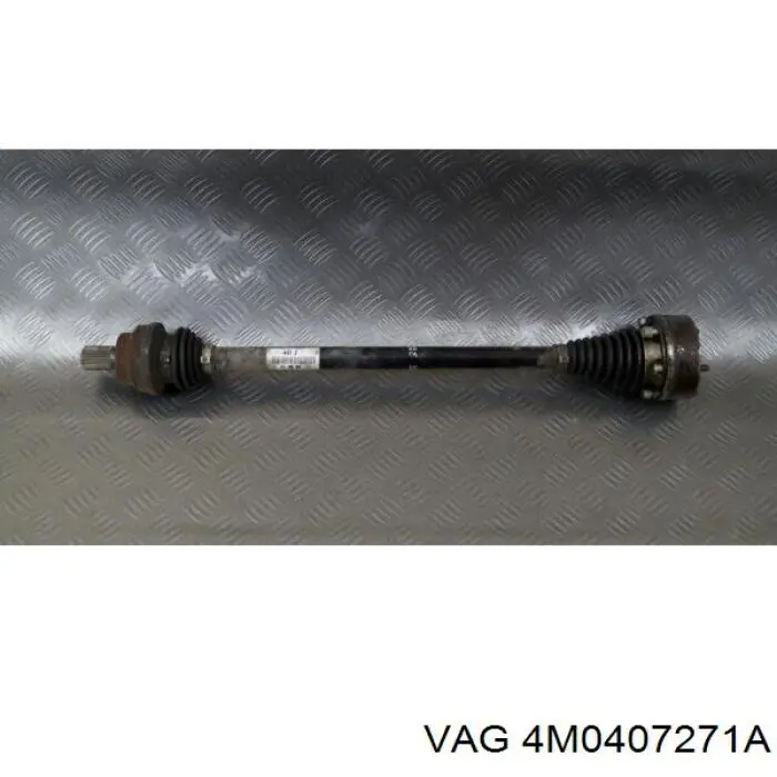 4M0407271A VAG Ось передняя в сборе