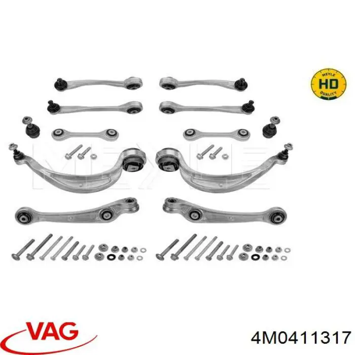 Montante de estabilizador dianteiro 4M0411317 VAG