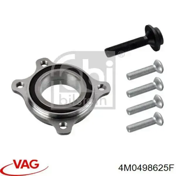 Купить 4M0498625F VAG Подшипник передней ступицы