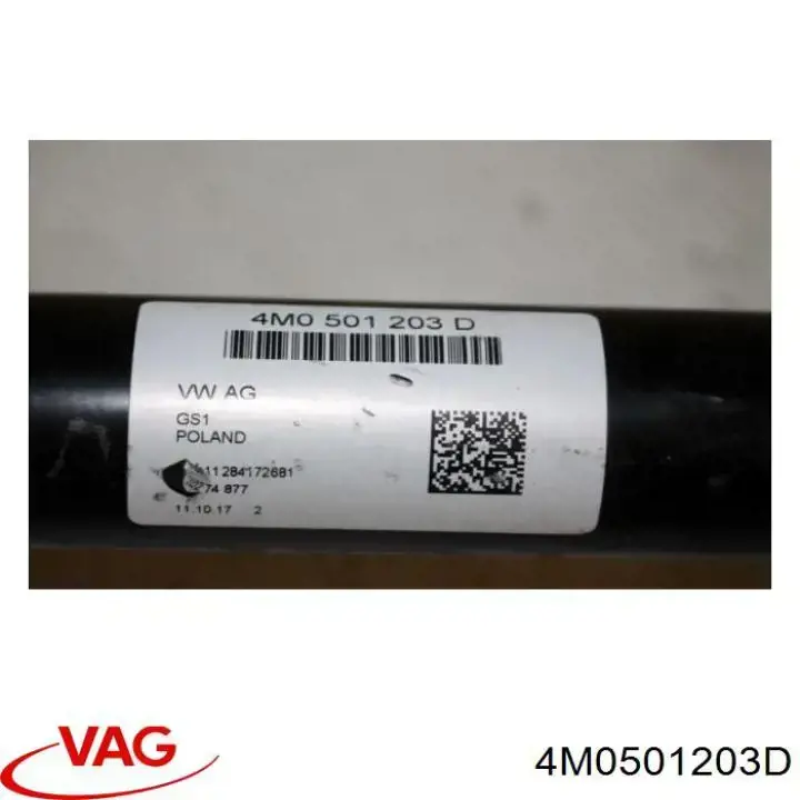 Задняя полуось 760501203DX VAG